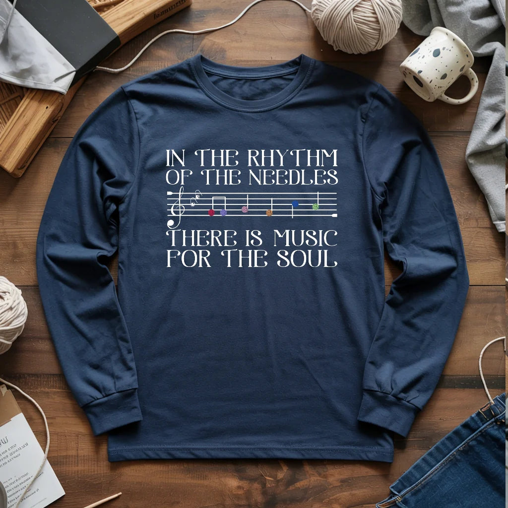 Rhythm of the Needles Long Sleeve T-shirt