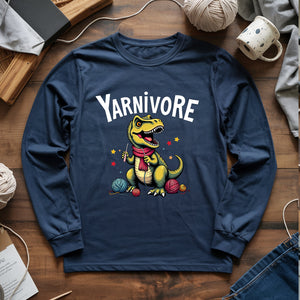 Yarnivore Crocheter Long Sleeve T-shirt
