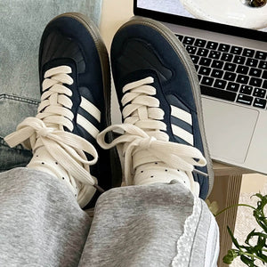 Saturday School Sneakers in Navy