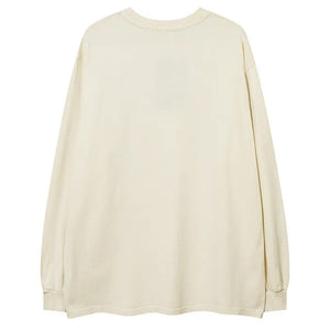 Preppy Star Patch Sweatshirt