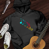 Colorful Music Notes Hoodie