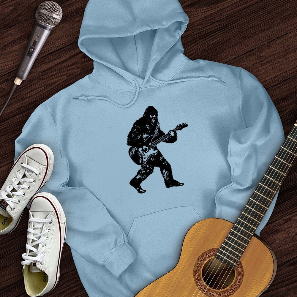 Bigfoot Playing Guitar Hoodie