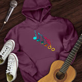 Colorful Music Notes Hoodie