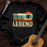 Drummer Legend Dad Crewneck