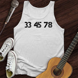 33-45-78 RPM Turntable Tank Top