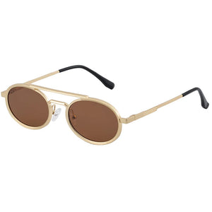 Retro Oval Frame Sunglasses