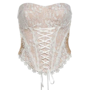 Hopeless Romantic Lace Corset Top