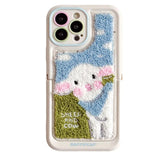 Sheep Embroidered iPhone Case