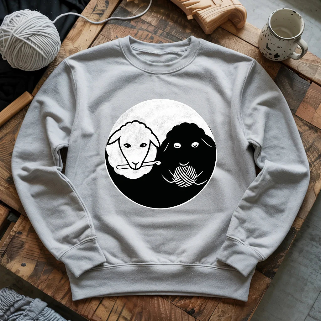 Black & White Sheeps Sweatshirt