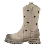 Star Cut-Out Boots