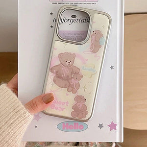Sweet Bear Aesthetic iPhone Case