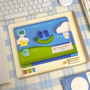 Nostalgic Windows XP Smile Mouse Mat