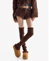 Winter Feels Ribbed Leg Warmers