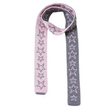 Y2K Star Skinny Scarf